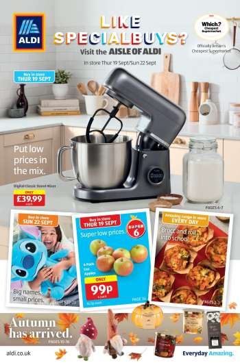 Aldi offer  - 19/09/2024 - 22/09/2024.
