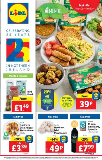 Lidl offer  - 26/09/2024 - 02/10/2024.