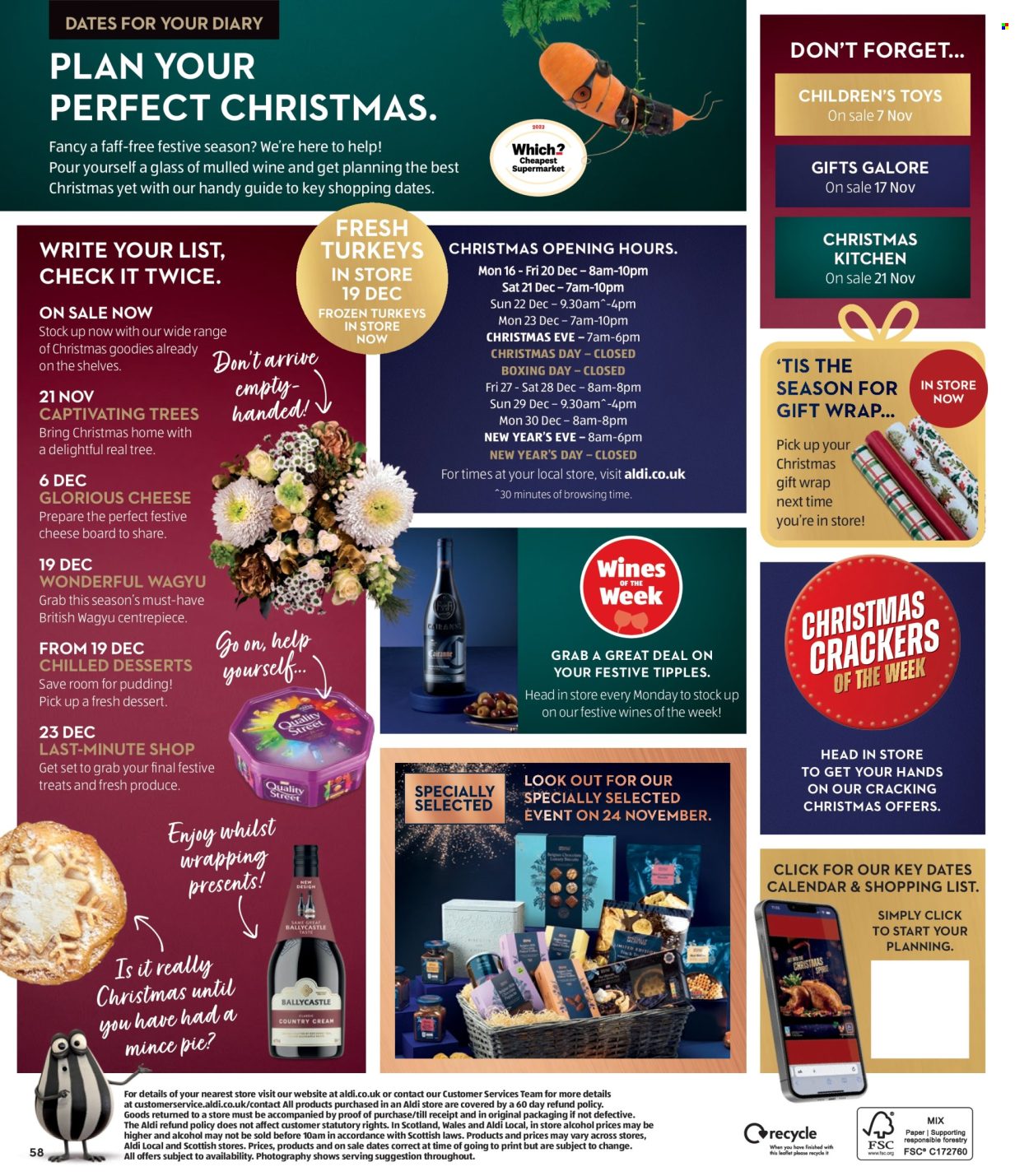 Aldi offer. Page 58