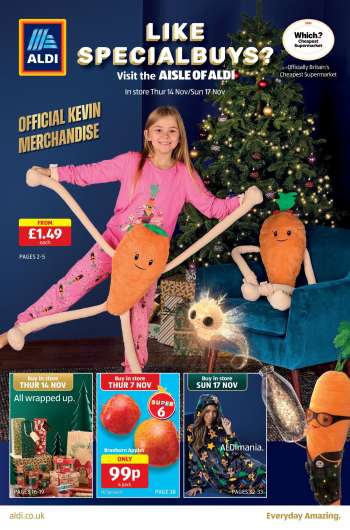 Aldi offer  - 14/11/2024 - 17/11/2024.