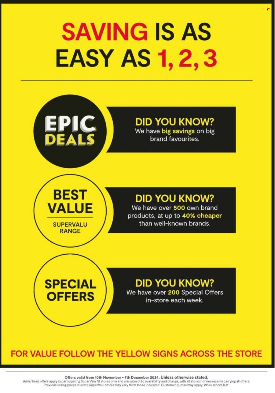 SuperValu offer - 10/11/2024 - 07/12/2024. Page 25