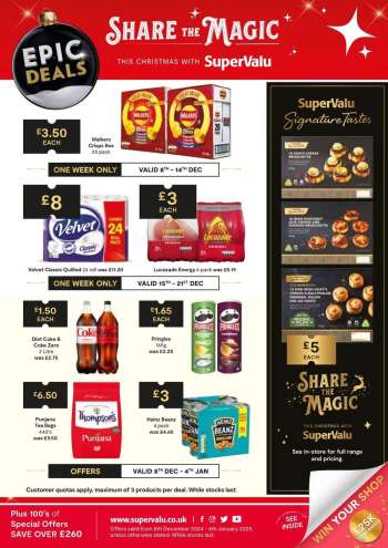 SuperValu offer  - 08/12/2024 - 04/01/2025.