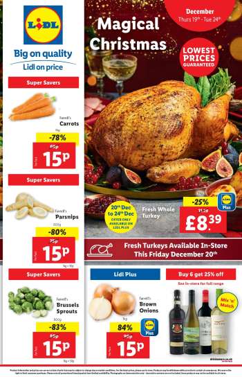 Lidl offer  - 19/12/2024 - 24/12/2024.