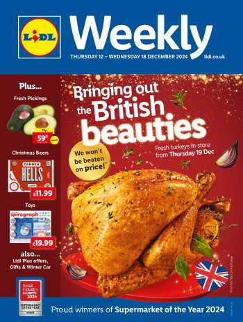 Lidl offer  - 12/12/2024 - 18/12/2024.