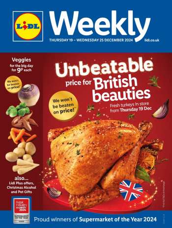 Lidl offer  - 19/12/2024 - 25/12/2024.