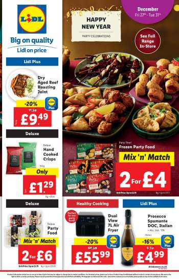 Lidl offer  - 27/12/2024 - 31/12/2024.