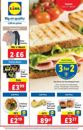 Lidl offer  - 02/01/2025 - 08/01/2025.