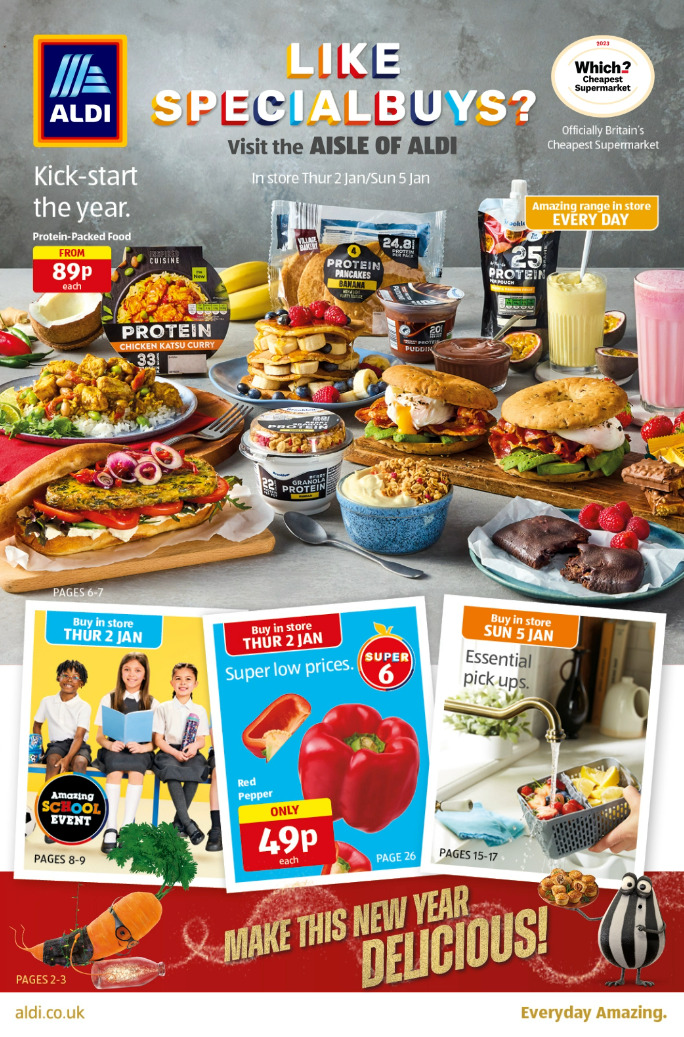 Aldi offer - 02/01/2025 - 05/01/2025. Page 1