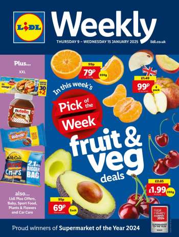 Lidl offer  - 09/01/2025 - 15/01/2025.