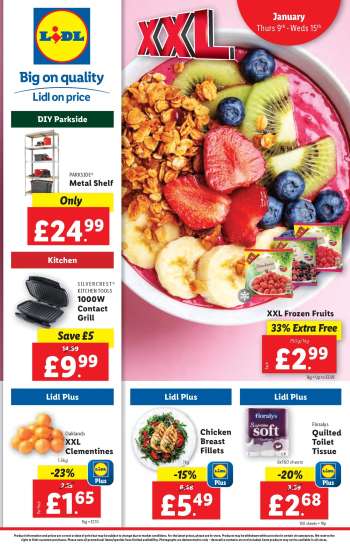 Lidl offer  - 09/01/2025 - 15/01/2025.