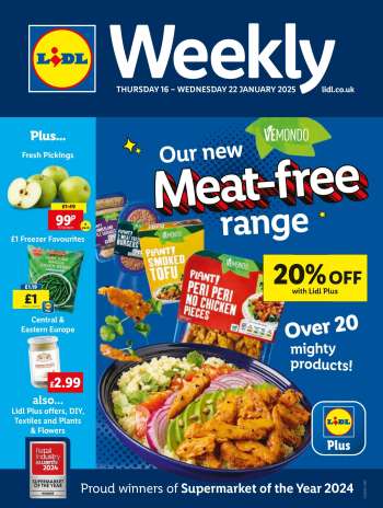 Lidl offer  - 16/01/2025 - 22/01/2025.