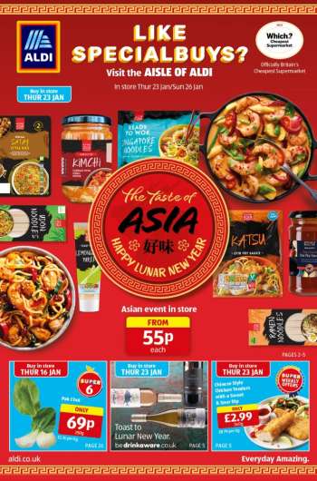 Aldi offer  - 23/01/2025 - 26/01/2025.