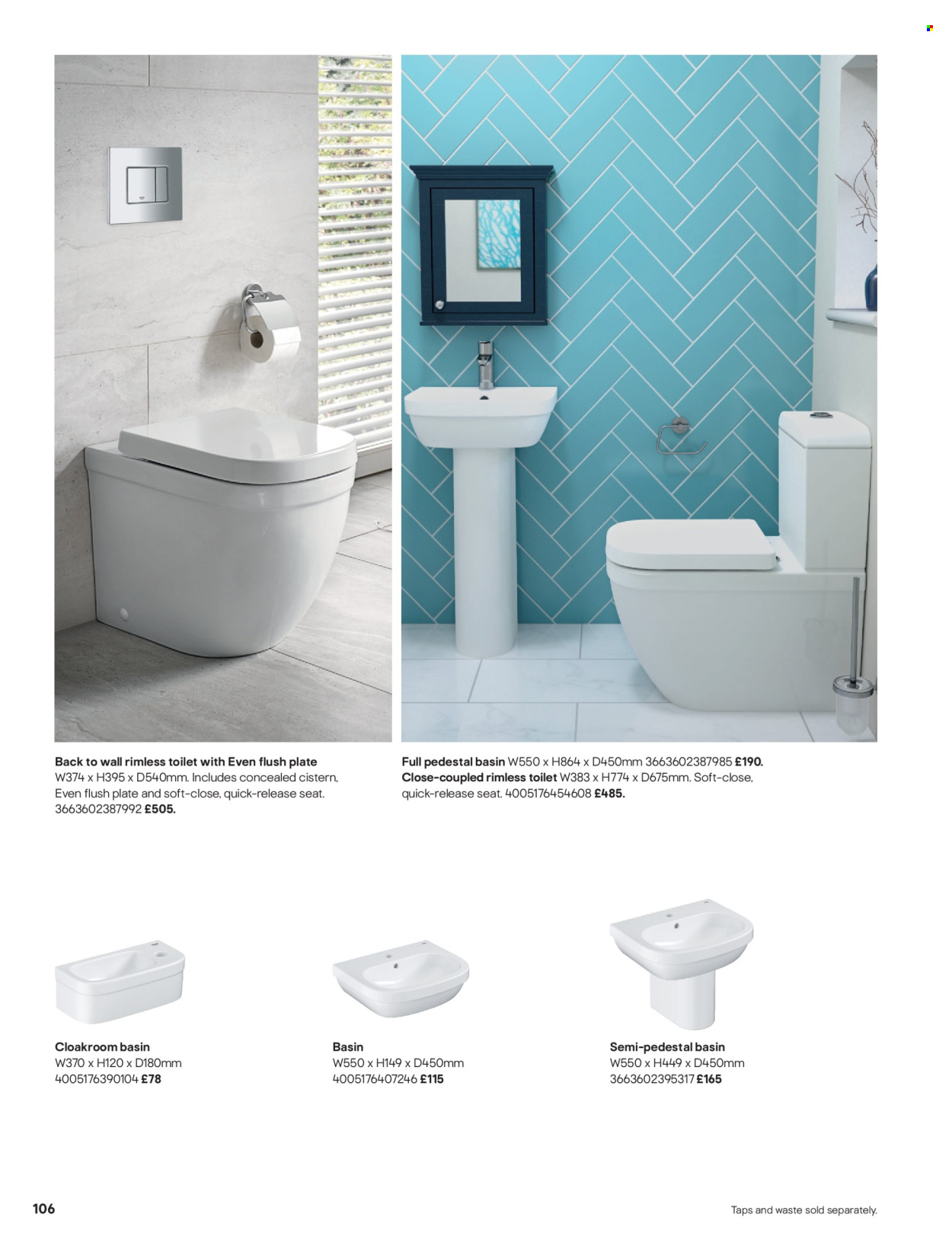 B&Q offer. Page 106