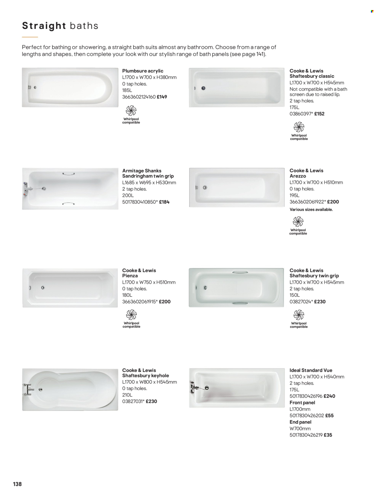 B&Q offer. Page 138