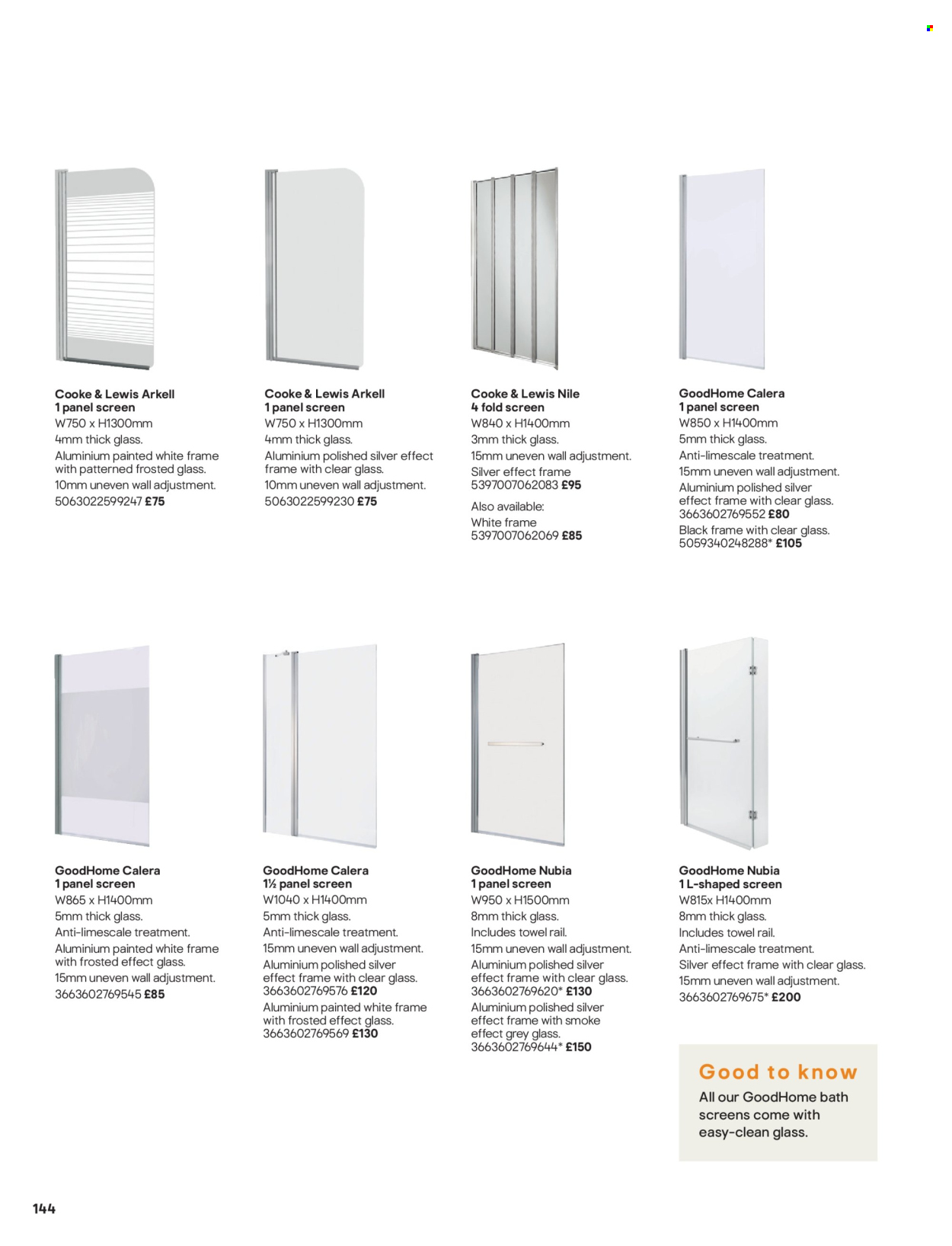 B&Q offer. Page 144