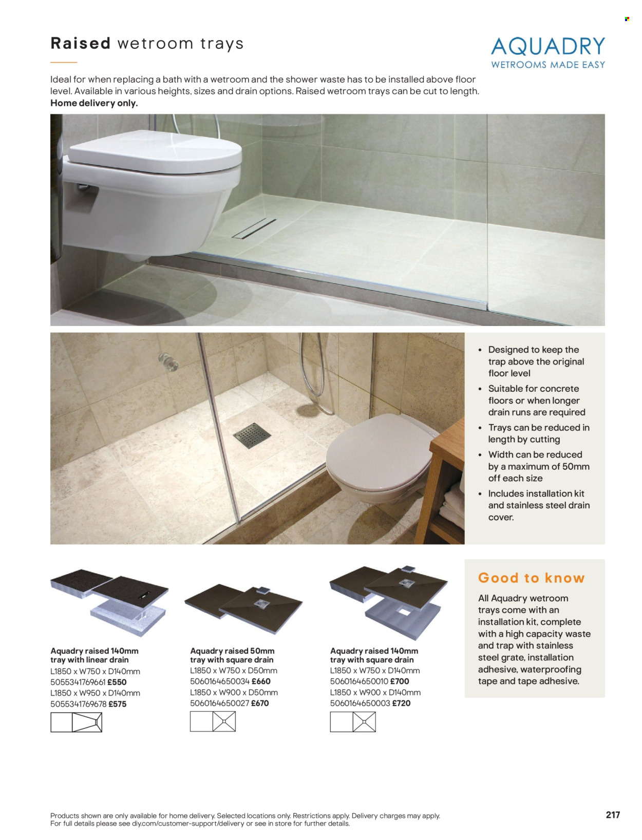 B&Q offer. Page 217