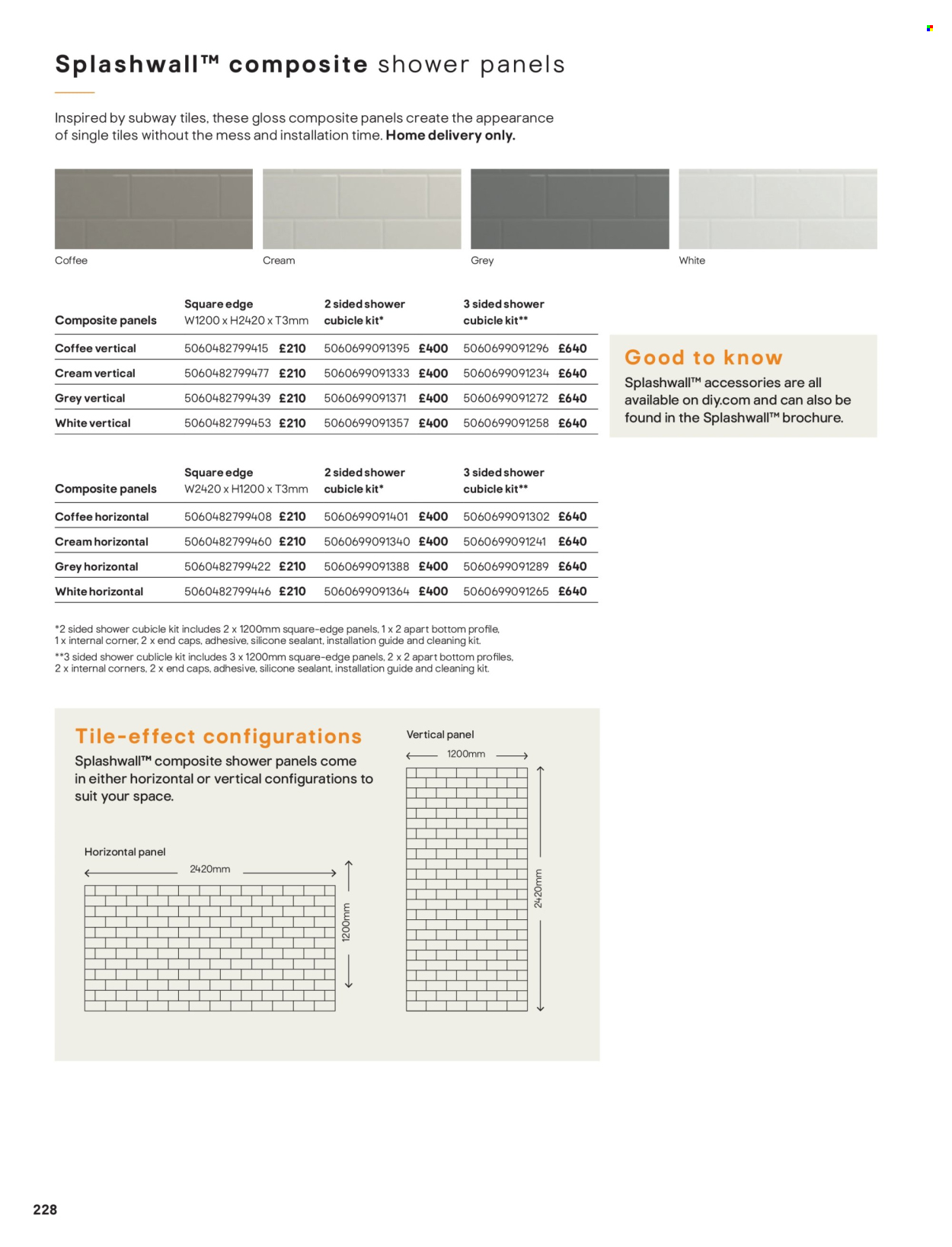 B&Q offer. Page 228