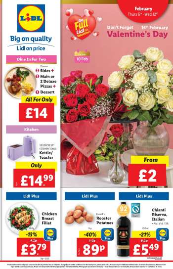Lidl offer  - 06/02/2025 - 12/02/2025.