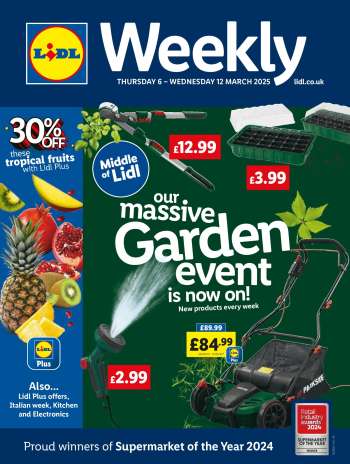 Lidl offer  - 06/03/2025 - 12/03/2025.