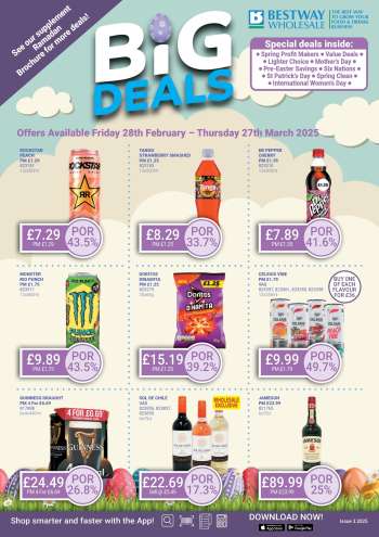Bestway offer  - 28/02/2025 - 27/03/2025.