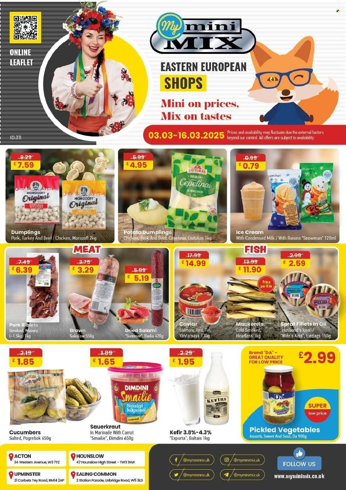 MyMINIMIX offer - 03/03/2025 - 16/03/2025. Page 1