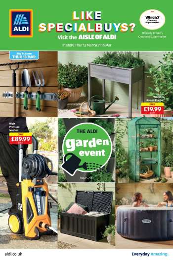Aldi offer  - 13/03/2025 - 16/03/2025.