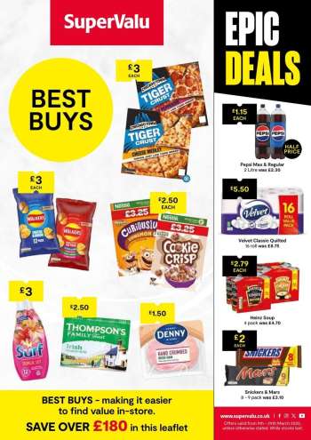 SuperValu offer  - 09/03/2025 - 29/03/2025.