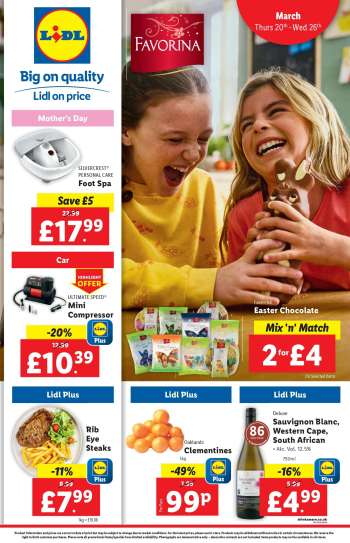 Lidl offer  - 20/03/2025 - 26/03/2025.