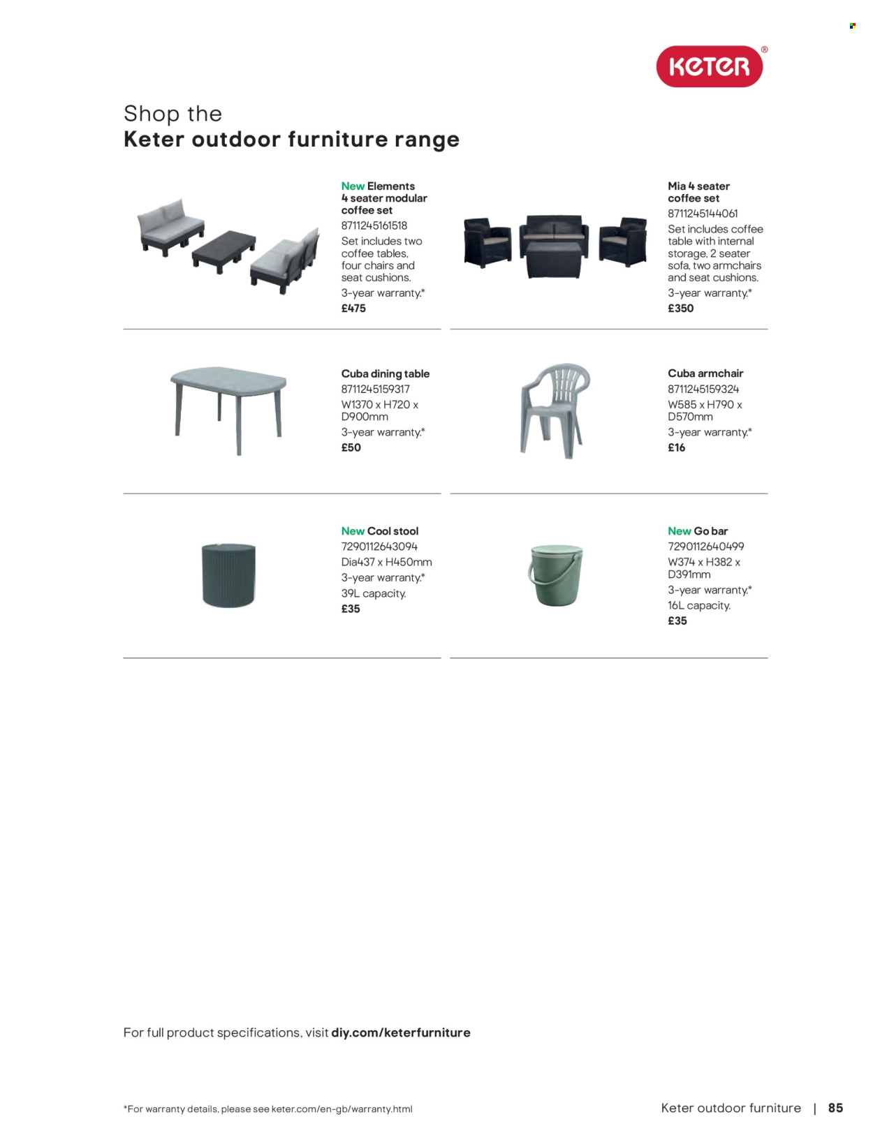 B&Q offer. Page 85