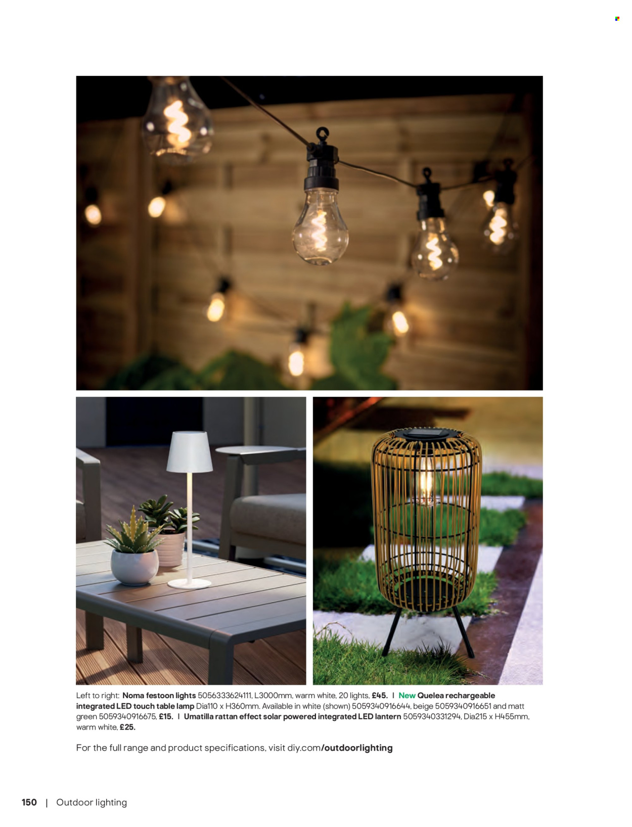 B&Q offer. Page 150