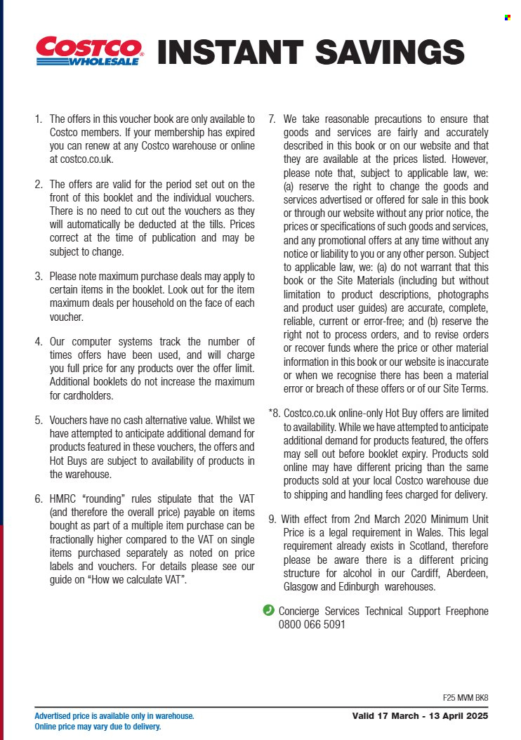 Costco offer - 17/03/2025 - 13/04/2025. Page 33