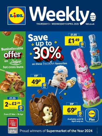 Lidl offer  - 03/04/2025 - 09/04/2025.