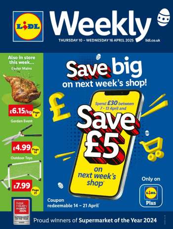 Lidl offer  - 10/04/2025 - 16/04/2025.