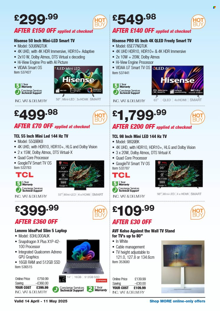 Costco offer - 14/04/2025 - 11/05/2025. Page 30