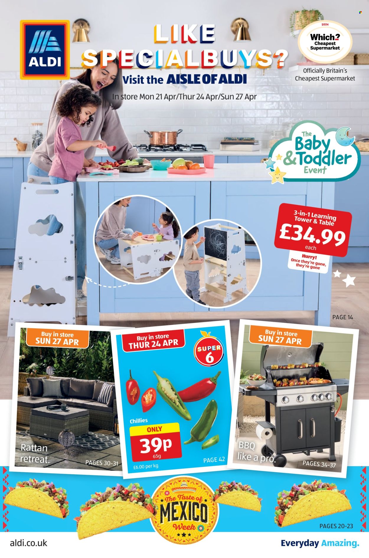 Aldi offer - 21/04/2025 - 27/04/2025. Page 1