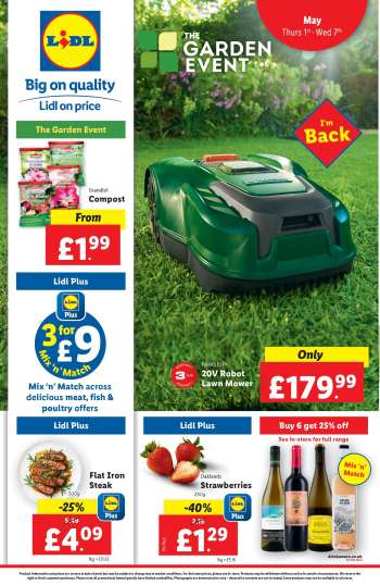 Lidl offer  - 01/05/2025 - 07/05/2025.