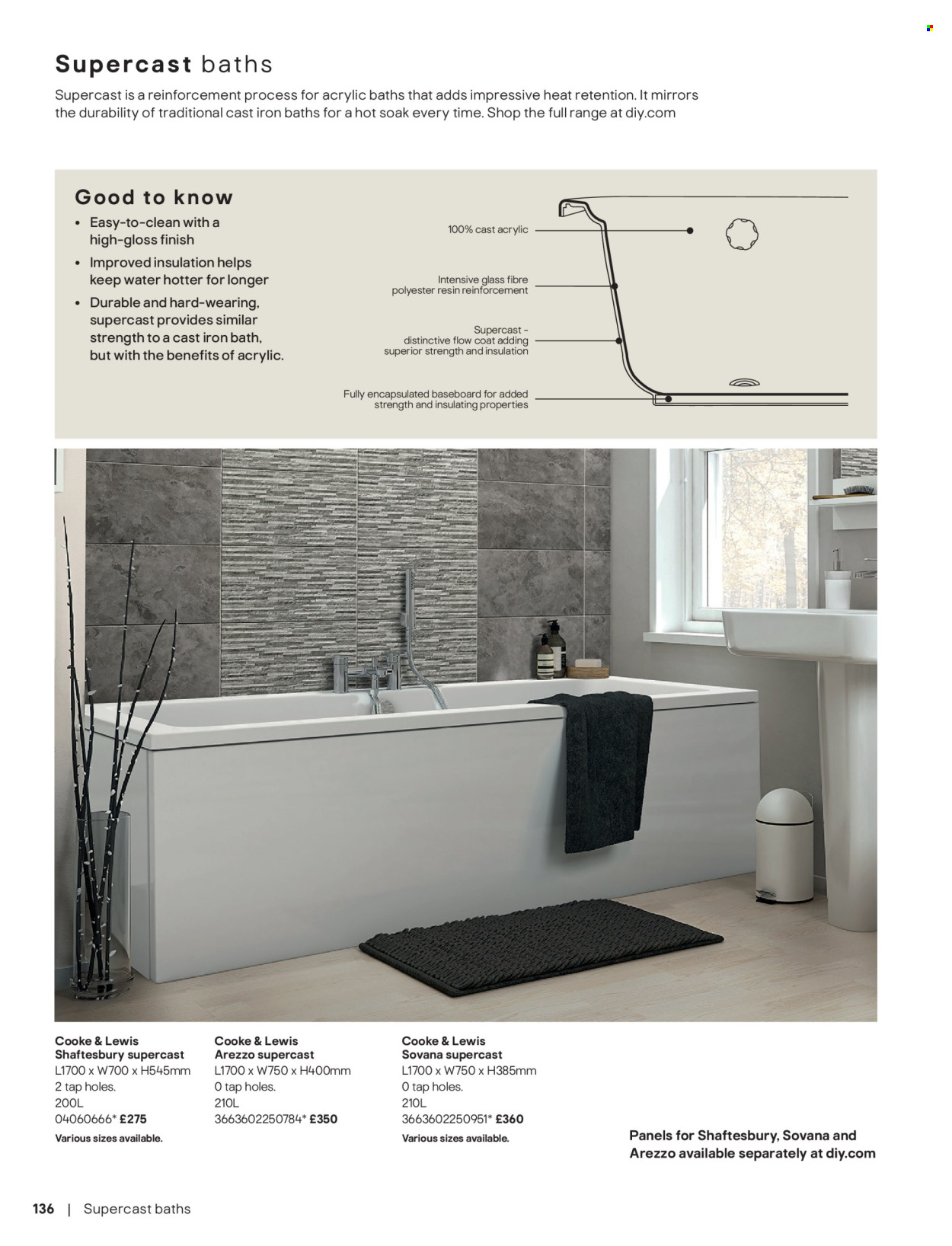 B&Q offer. Page 136