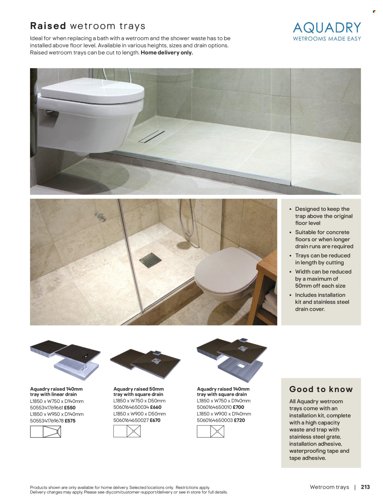 B&Q offer. Page 213