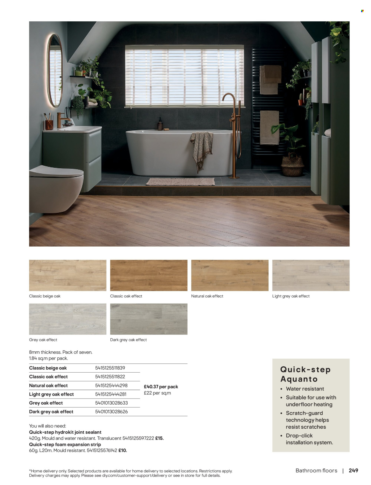 B&Q offer. Page 249