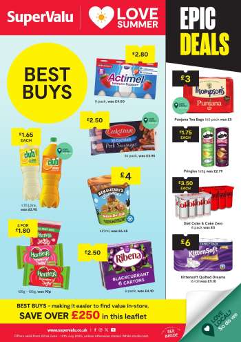 SuperValu offer  - 22/06/2025 - 12/07/2025.