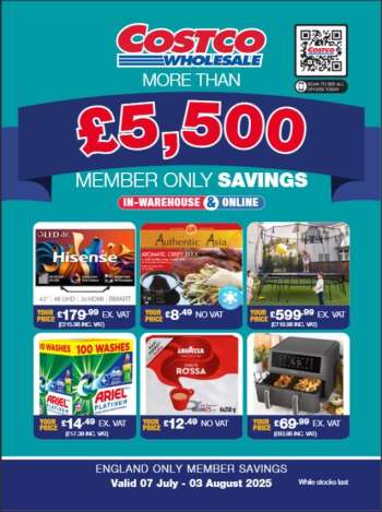 Costco offer  - 07/07/2025 - 03/08/2025.