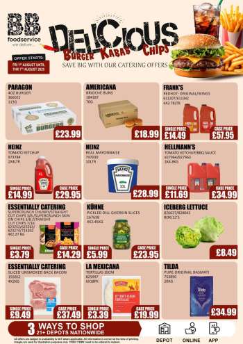Bestway offer  - 01/08/2025 - 07/08/2025.
