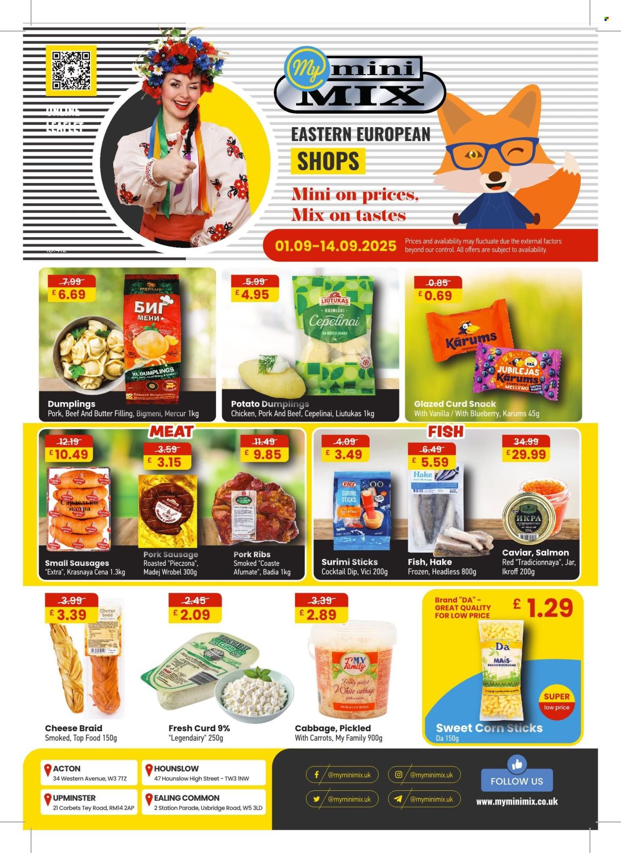 MyMINIMIX offer - 01/09/2025 - 14/09/2025. Page 1