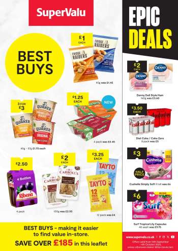 SuperValu offer  - 14/09/2025 - 04/10/2025.