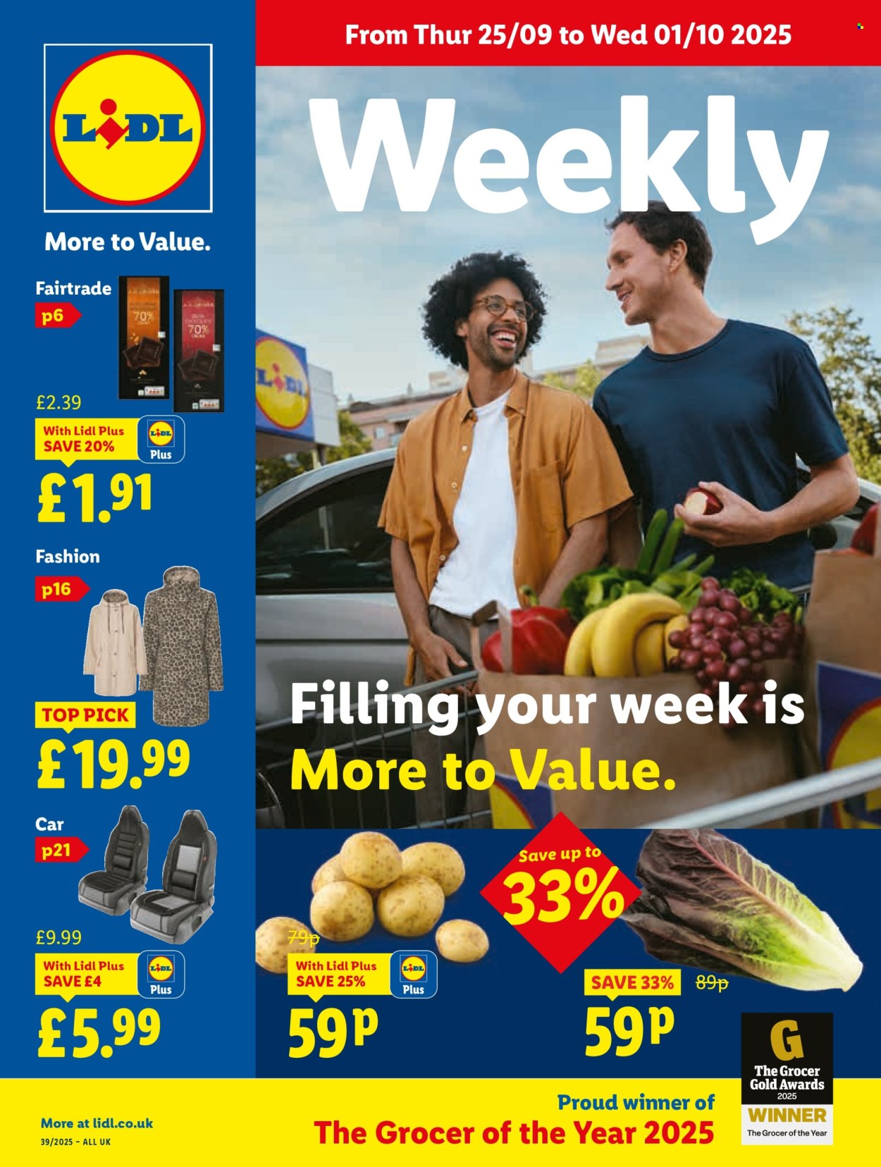 Lidl offer - 25/09/2025 - 01/10/2025. Page 1