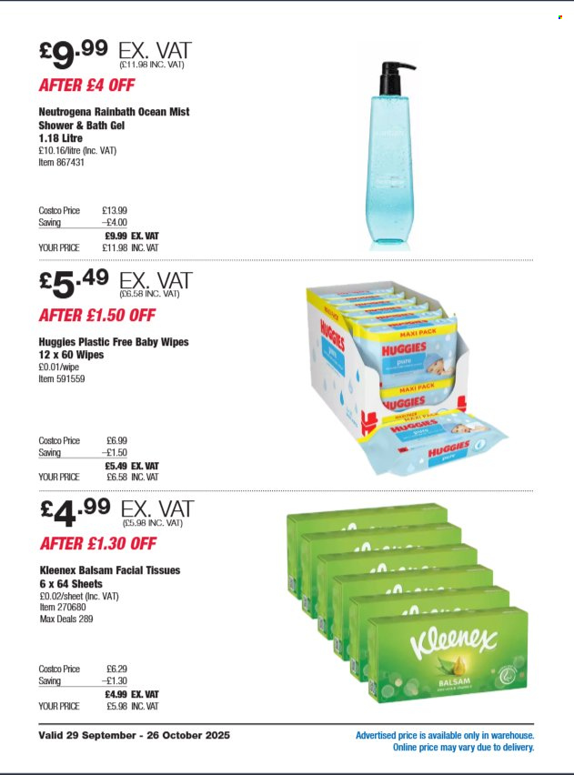 Costco offer - 29/09/2025 - 26/10/2025. Page 24