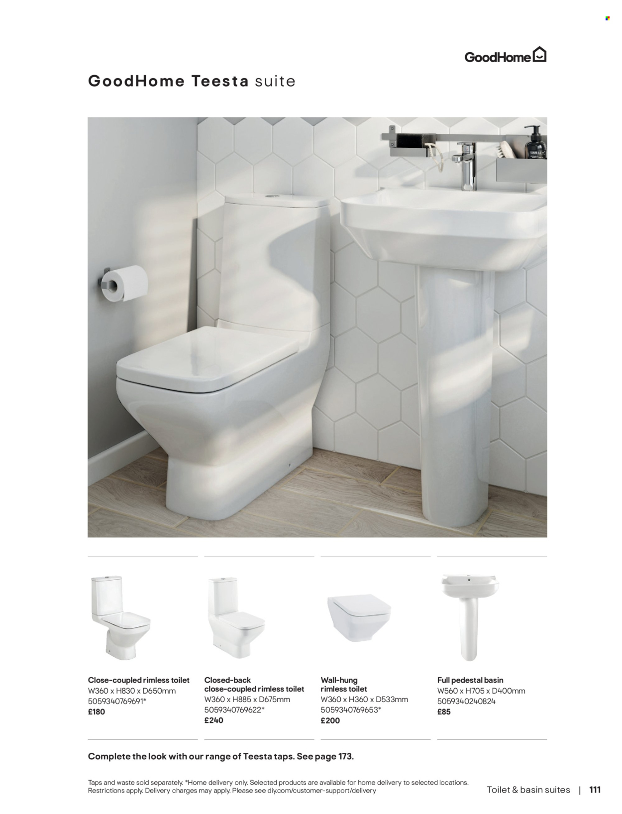 B&Q offer. Page 111