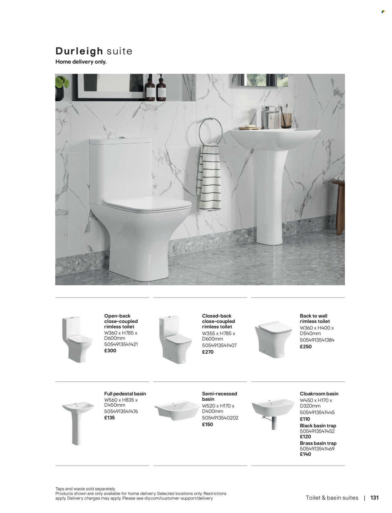 B&Q offer. Page 131