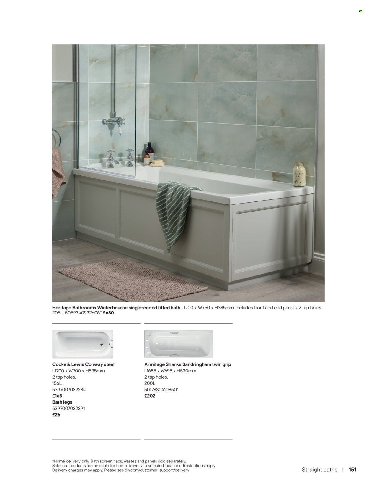 B&Q offer. Page 151