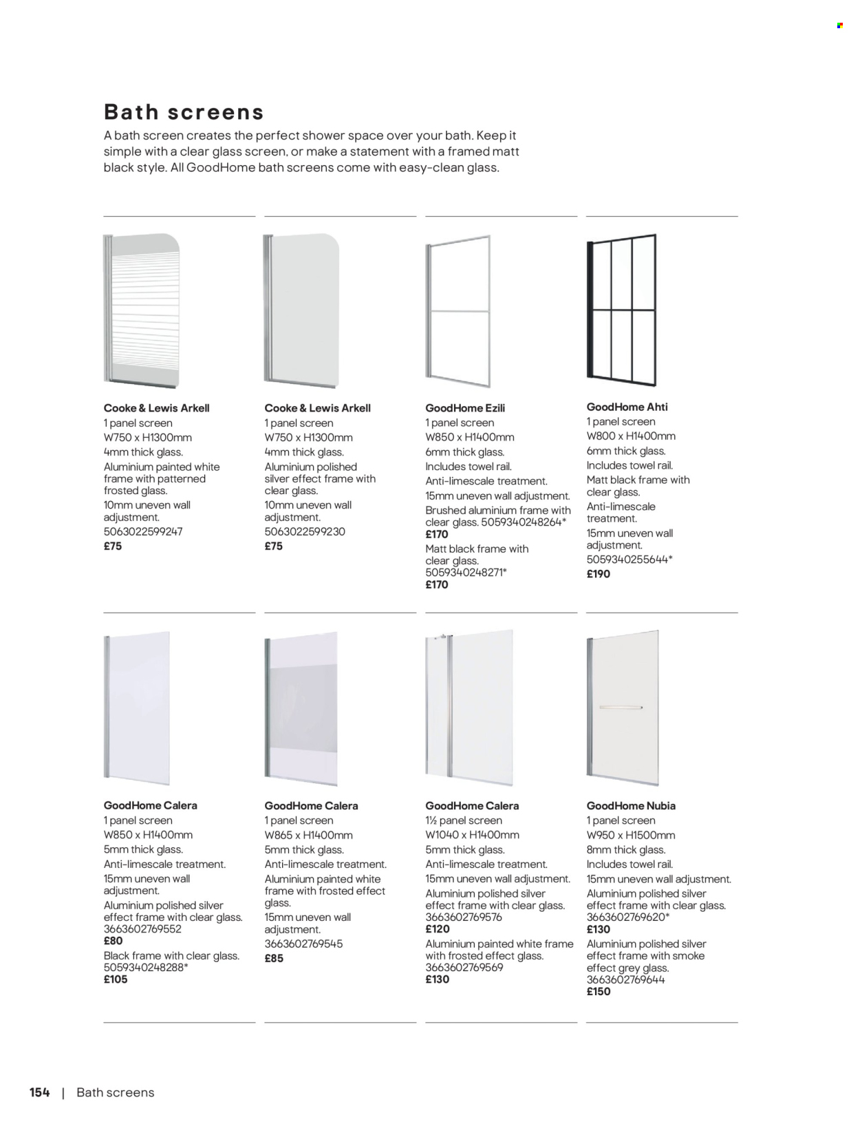 B&Q offer. Page 154